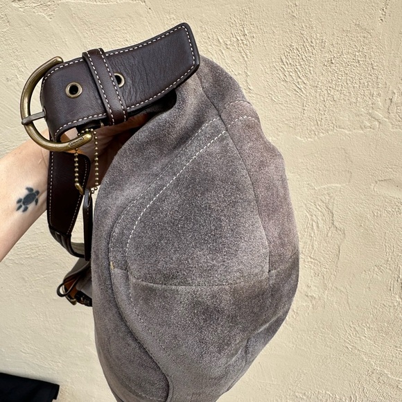 🐺 Y2K Coach SoHo Hobo Suede Bag 🐺 - Picture 7 of 11